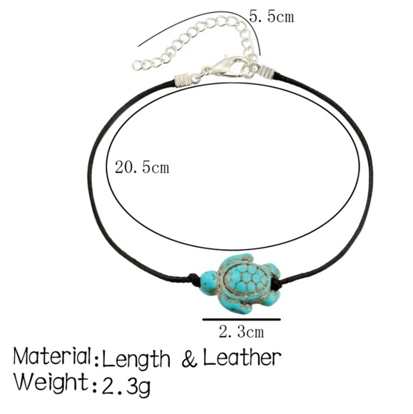 Turquoise Color Turtle Anklet Beach Feet A… - Picture 5 of 6